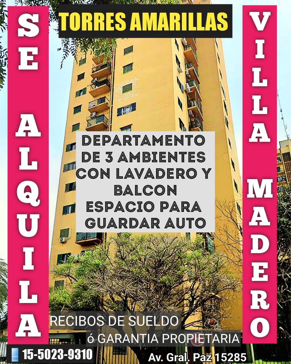 Depto 3 amb al frente 55 m2