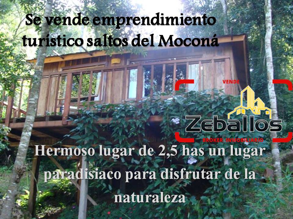 se vende lodge en zona de Saltos del mocona