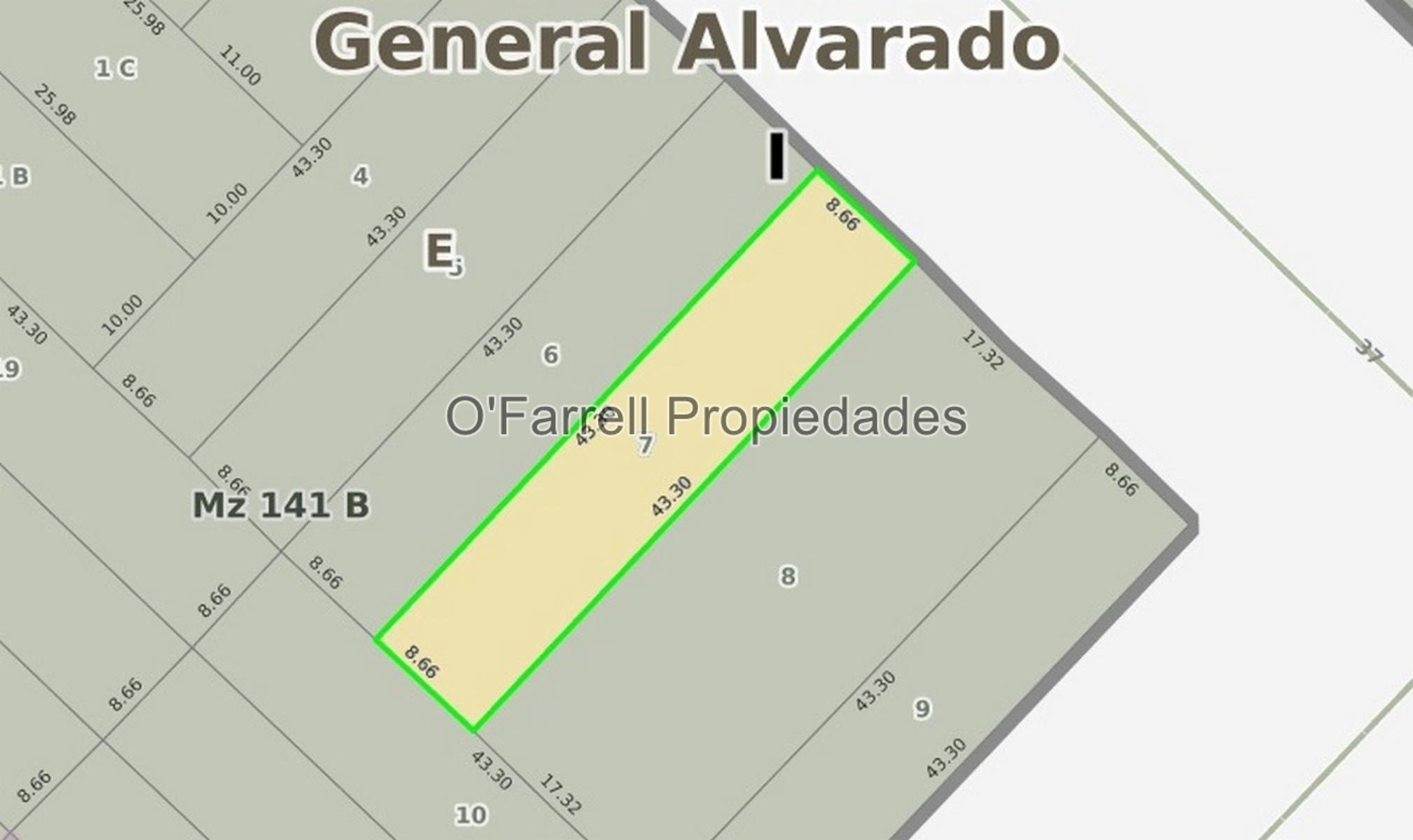 (V 118) Av. 37 e/ 12 y 14 - Miramar. Terreno en Venta.
