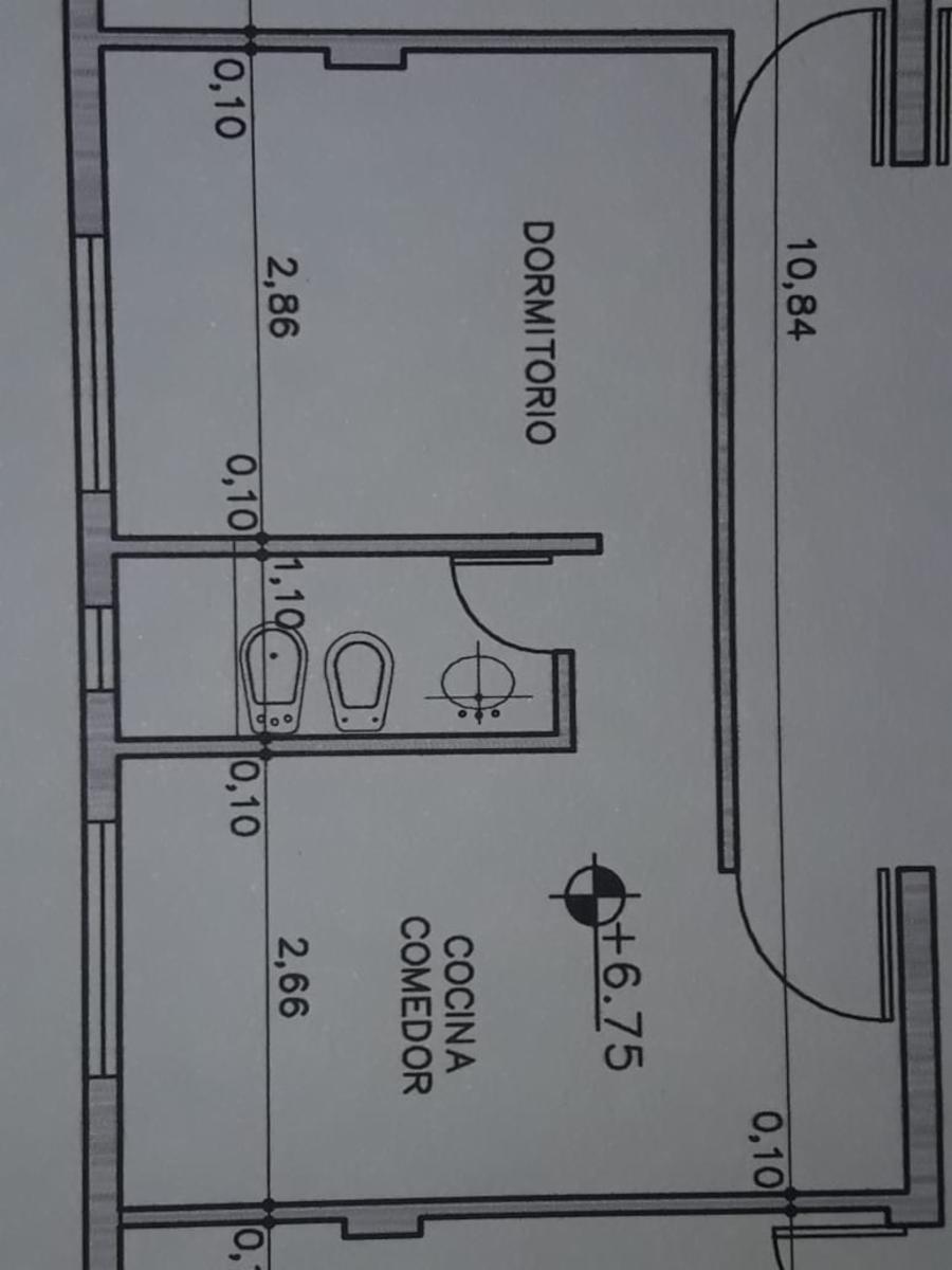 Departamento de 1 dormitorio, cocina-comedor diario y baño con ante-baño,  con frente a Av. Carcano a 6 cuadras del centro de villa carlos Paz, con vista  a las montañas