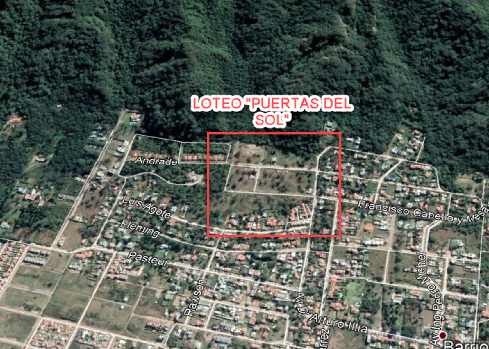 LOTEO EN BARRIO RESIDENCIAL LOS PERALES