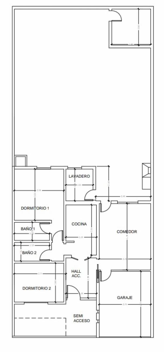 CASA DE TRES AMBIENTES