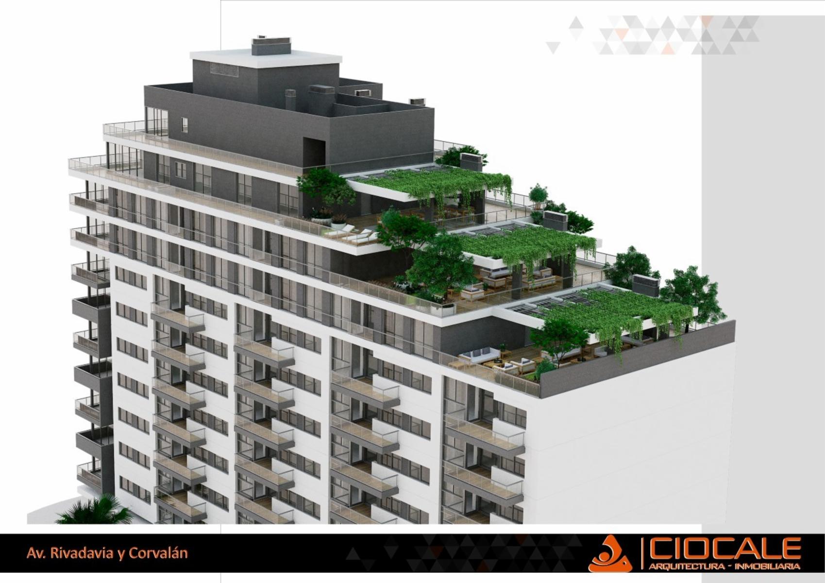 2 AMBIENTES, EDIFICIO FRENTE A PLAZA LOS ANDES, TERRAZASVERDES,BALCONES, LA MEJOR UBICACION CON DISEÑO Y CALIDAD