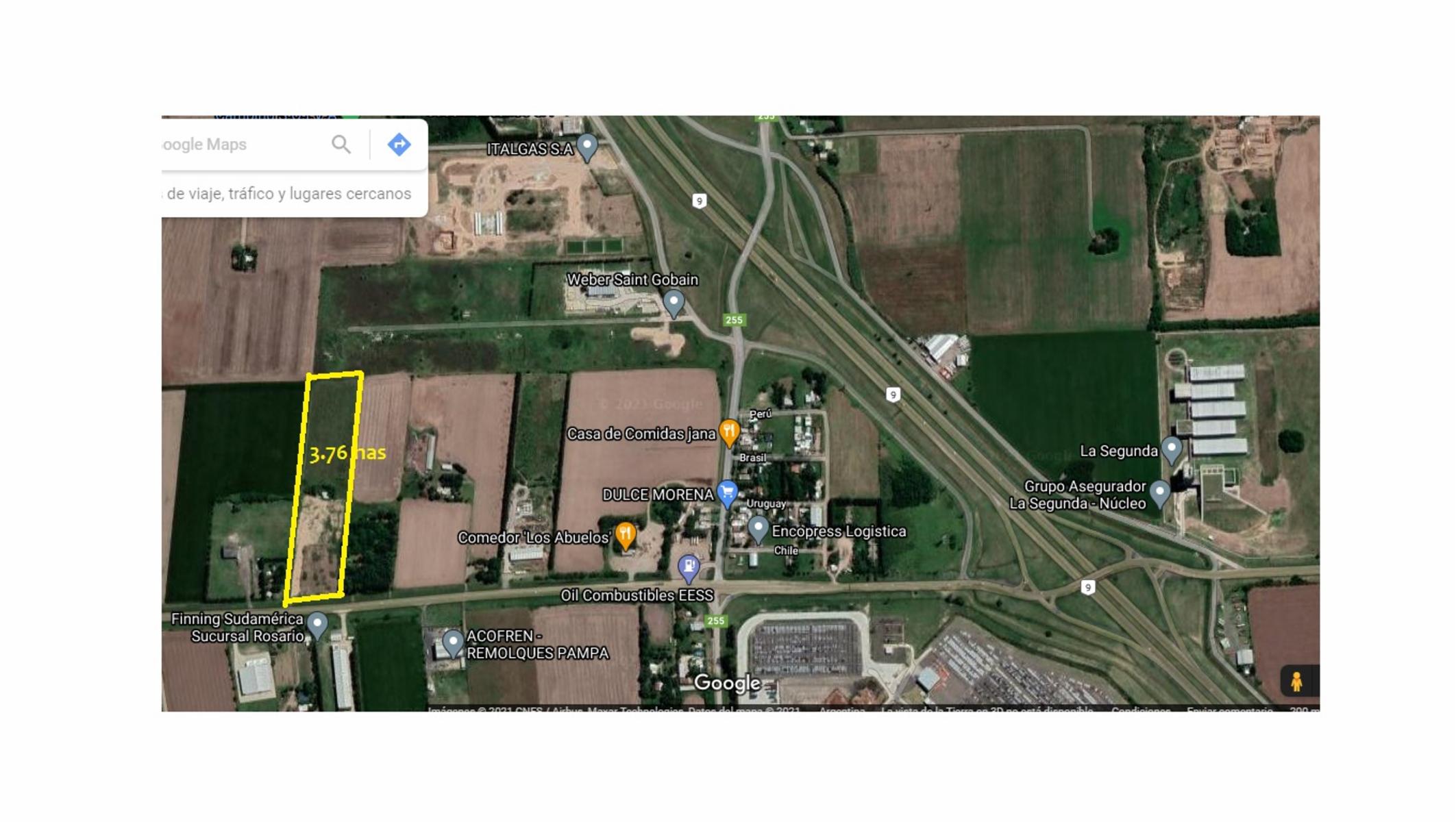 Lote industrial para la venta