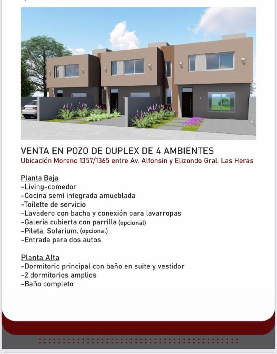 3 Duplex. Venta  en Pozo
