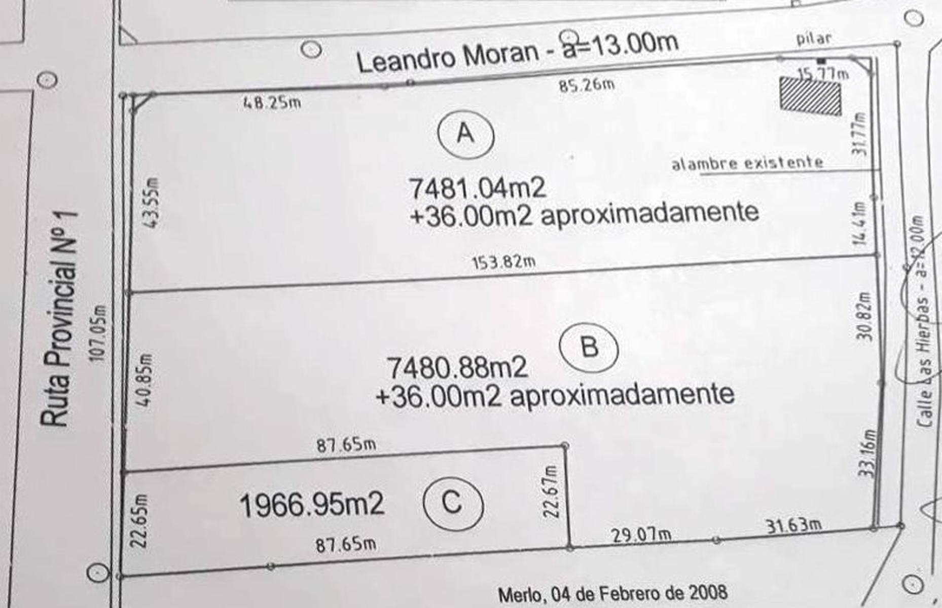Orozco (ex ruta P1) entre Fermín Romero y P. Morán) sn · Junín — foto 6