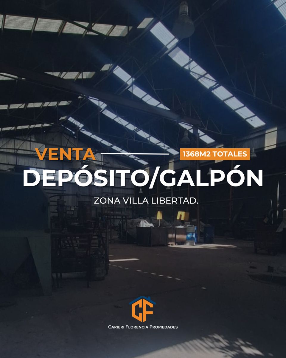 Amplio Galpón/lote En Venta Con Salida A Dos Calles, En Zona Villa Libertad