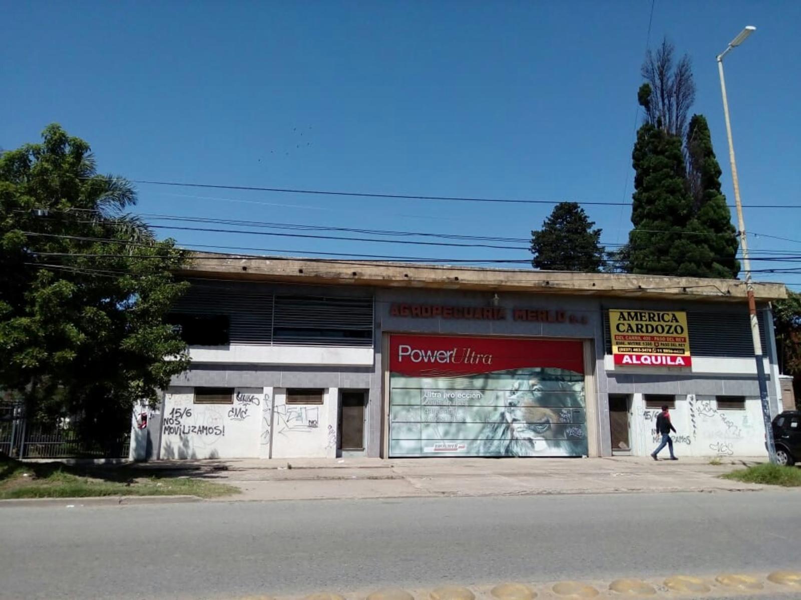 GALPON 1200 M2 CUBIERTO, SOBRE RUTA 7, PASO DEL REY