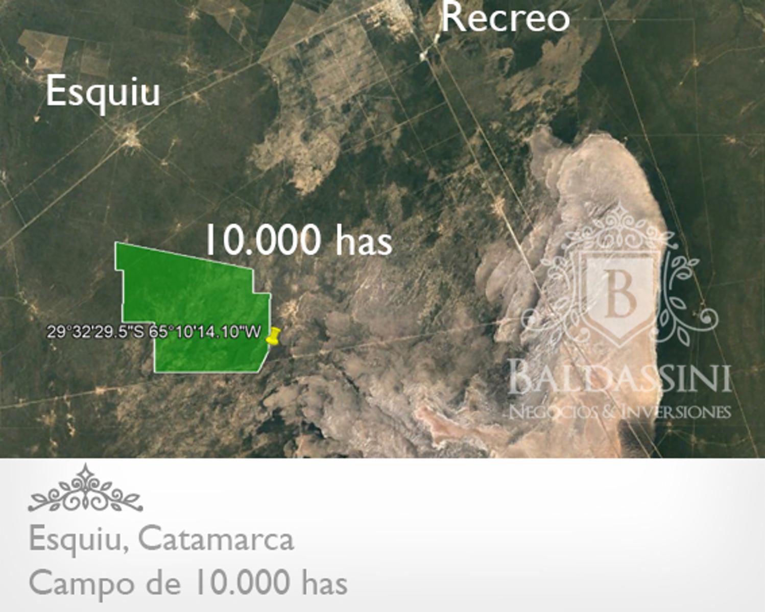 CAMPO DE 10.000 HAS EN ESQUIU - CATAMARCA - MUY BUEN PRECIO