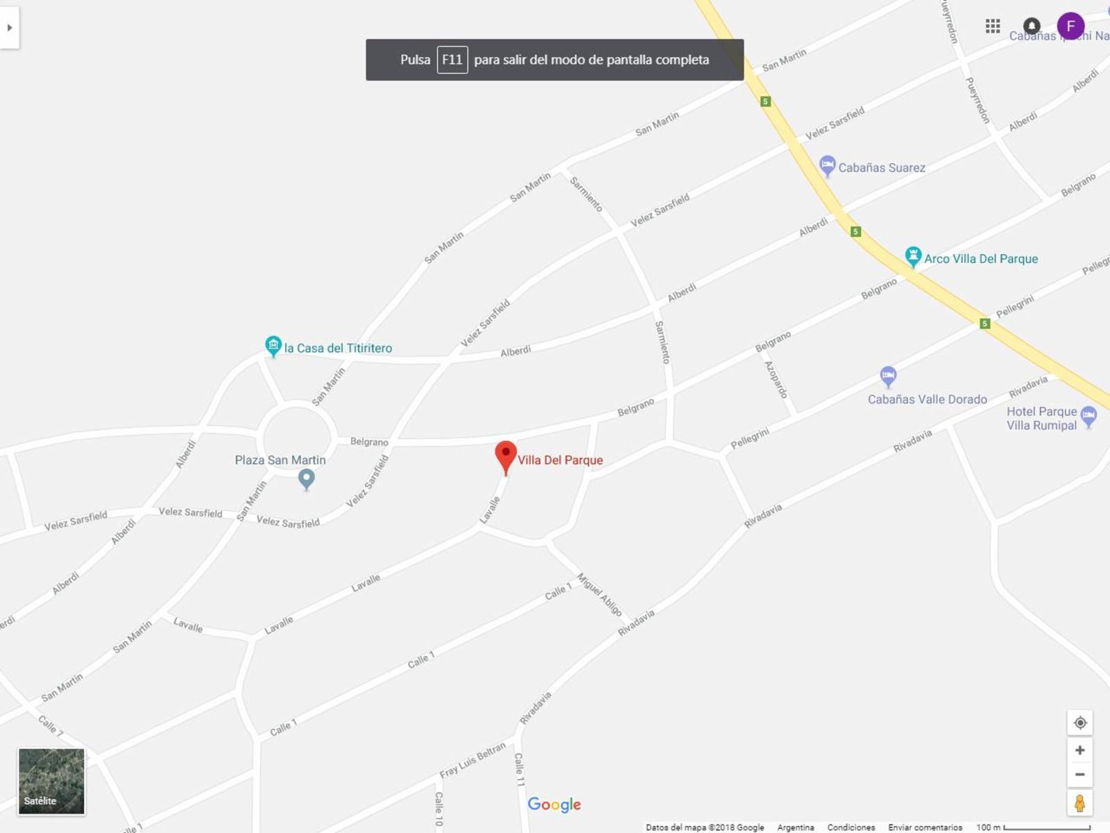 Lote en Villa Rumipal