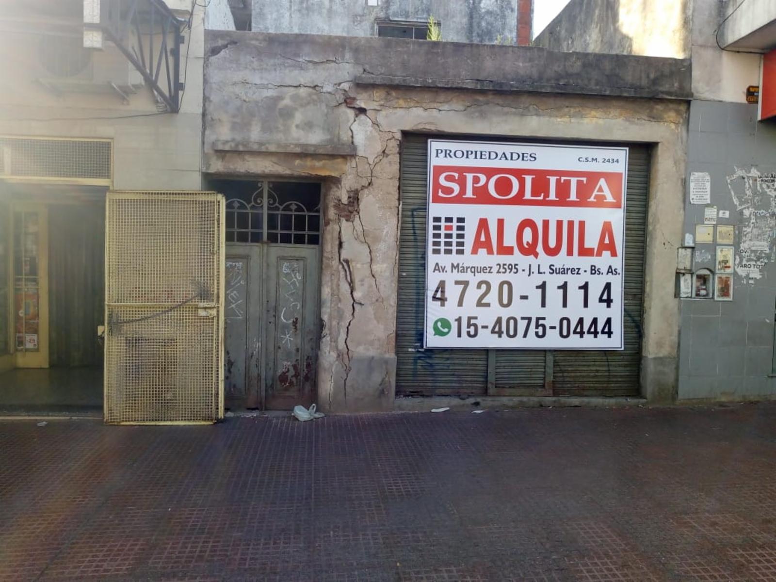 LOCAL APTO TODO RUBRO A METROS DE ESTACION SUAREZ