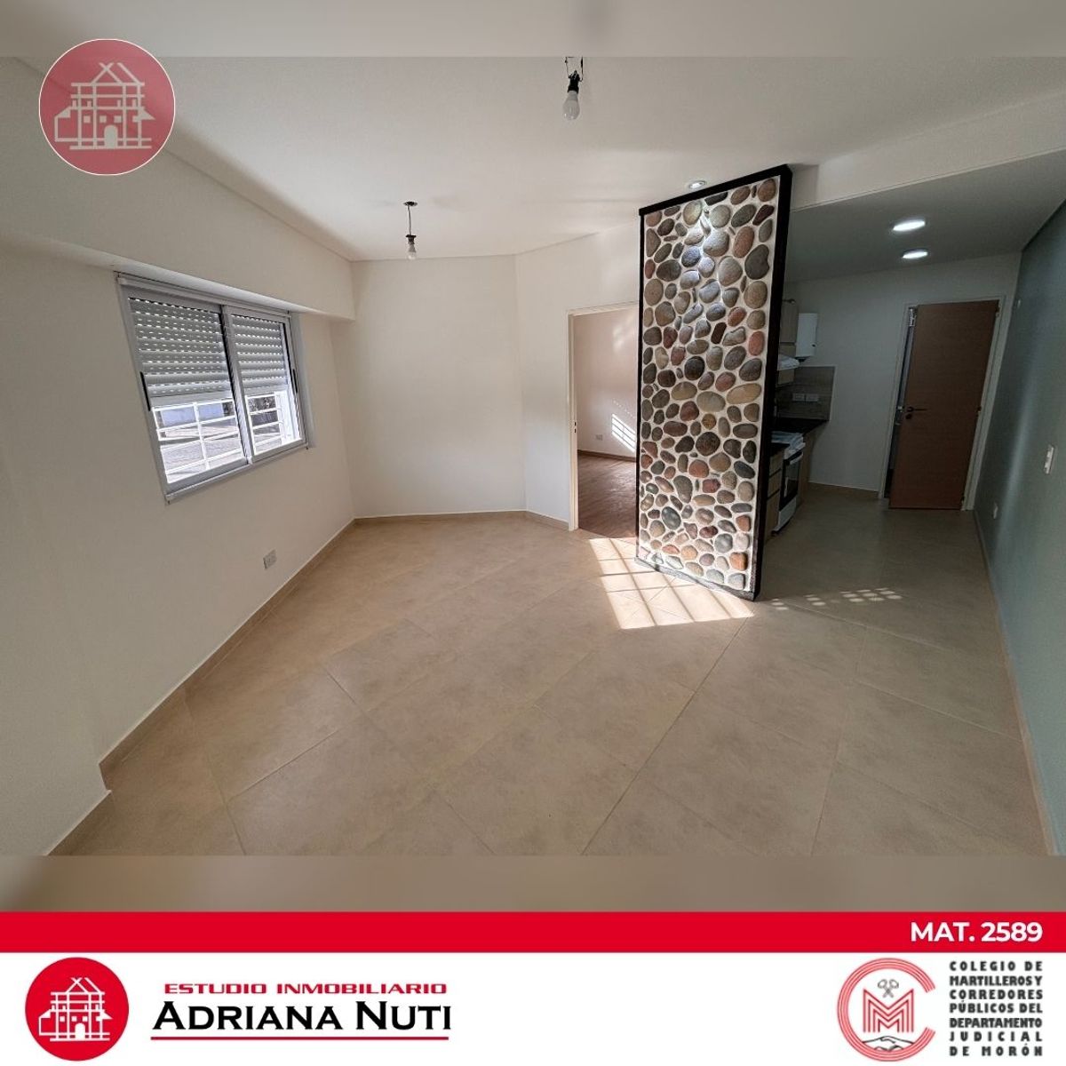 Departamento de dos ambientes en planta baja