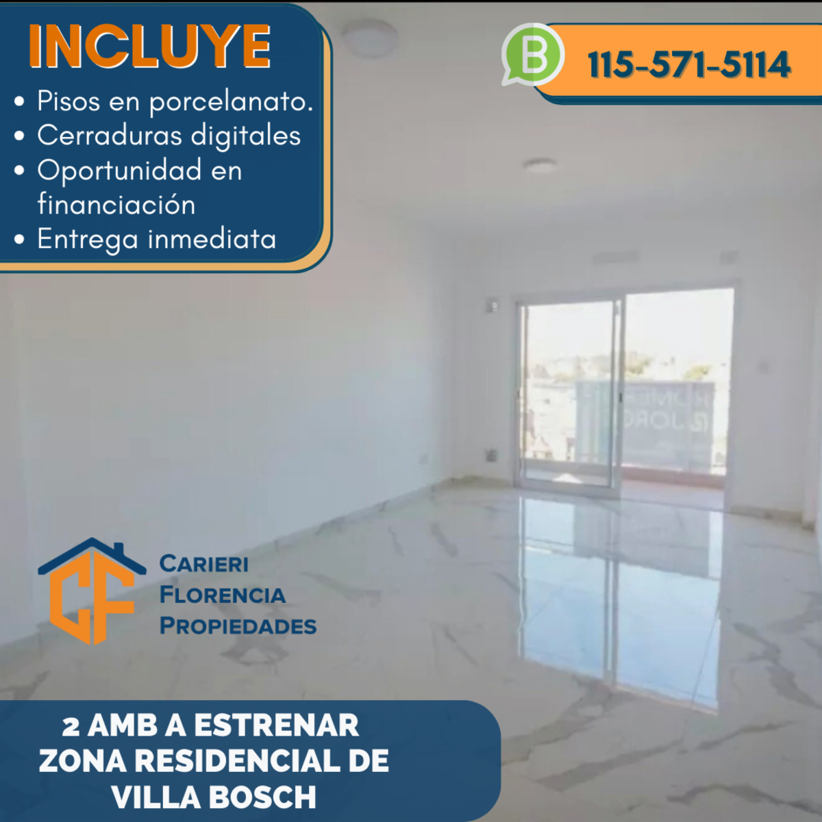 departamento 2 amb de categoria en venta Villa Bosch