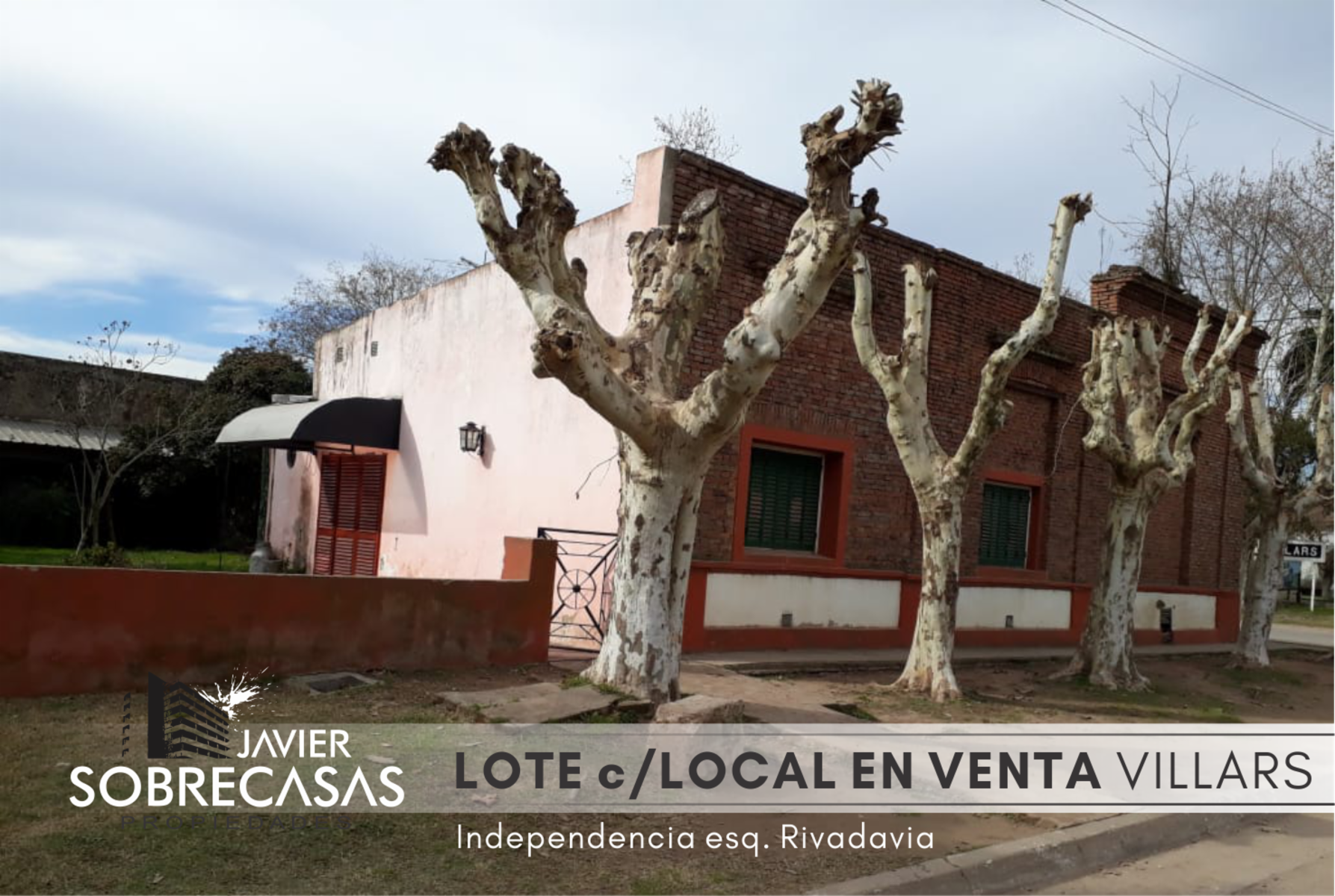 LOTE CON LOCAL Y VIVIENDA EN VENTA - Villars, Las Heras - Pcia de Bs.As.