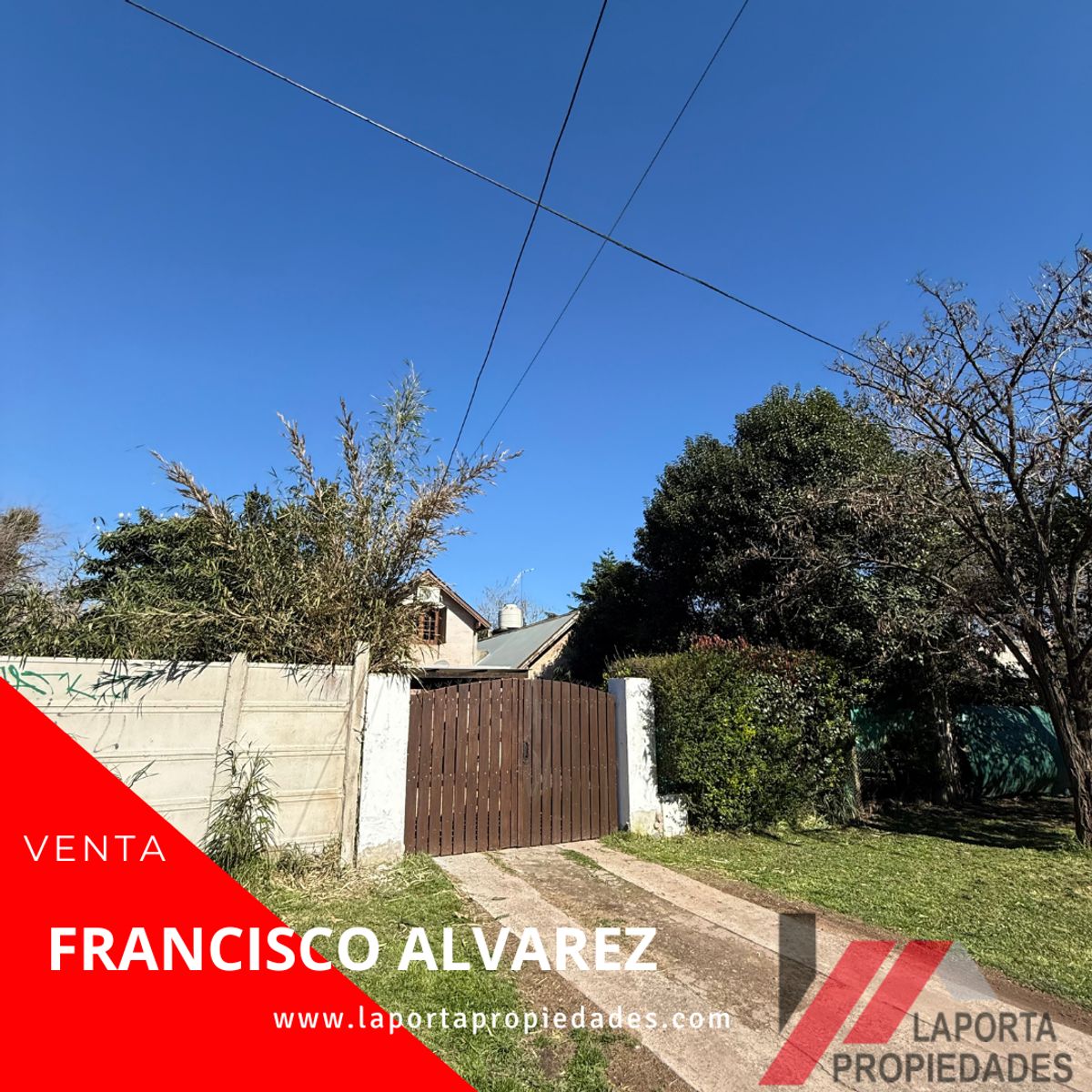 PROPIEDAD A LA VENTA EN FRANCISCO ALVAREZ