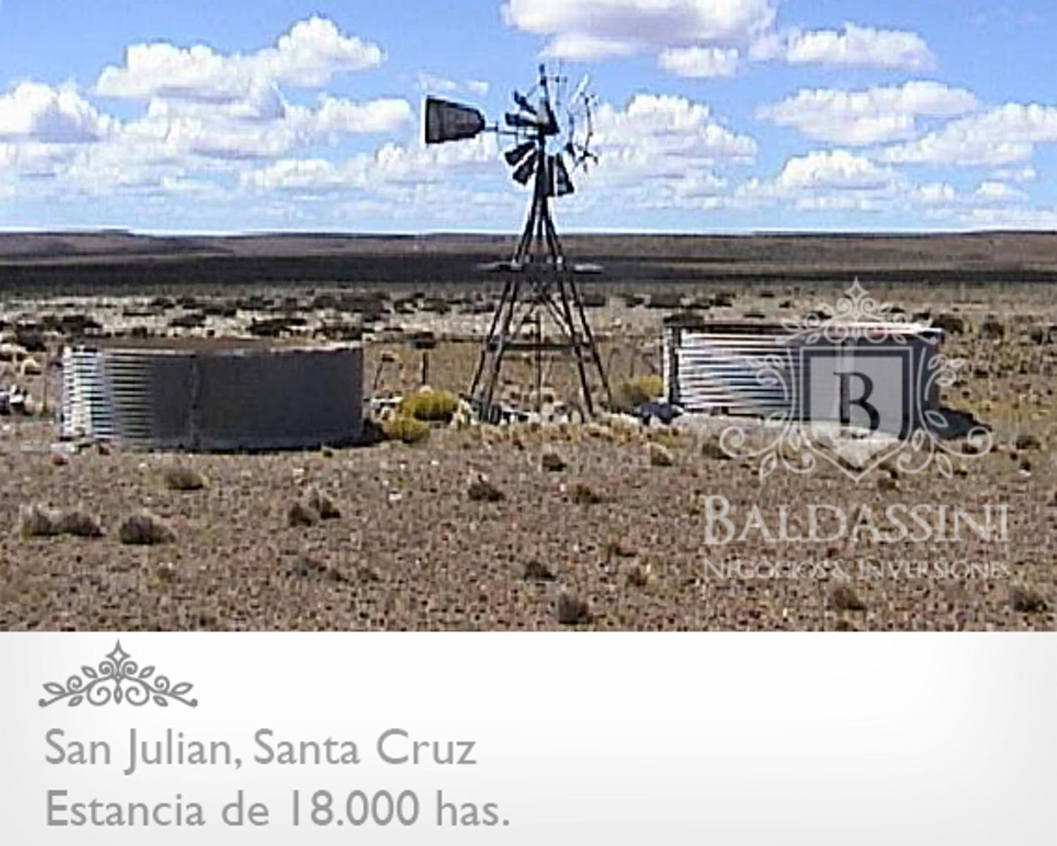 ESTANCIA DE 18.000 HAS EN SAN JULIAN ENTRE RUTA 3 Y RUTA 25 · Magallanes — foto 3