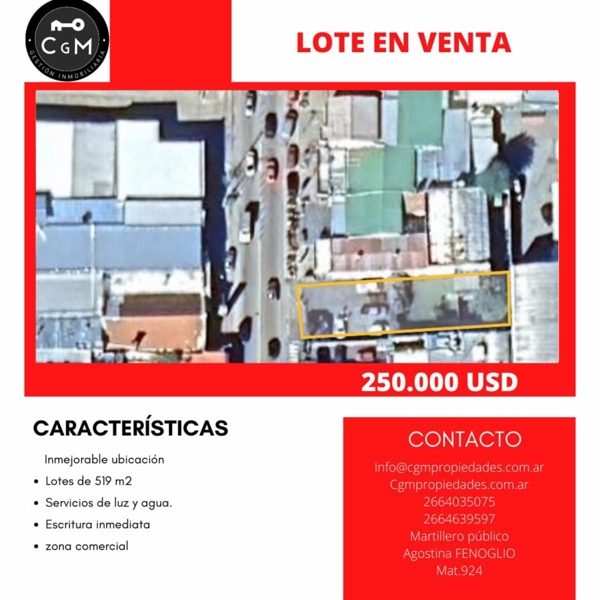 Terreno comercial en venta., Merlo, San Luis