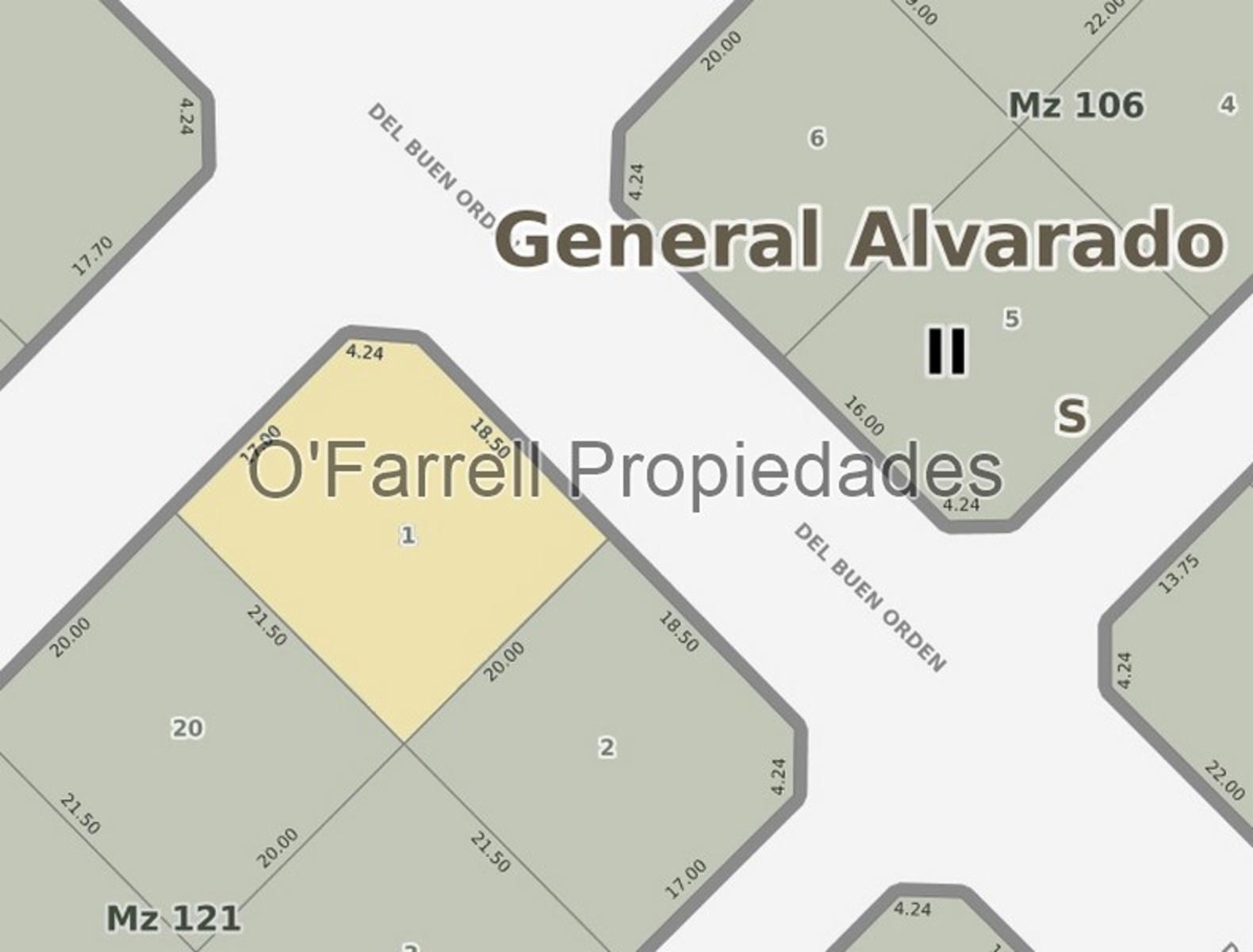 (VENTA 115) Las Lomas Av. de las Copetonas esq. Av. del Buen Orden - Miramar. Terreno en Venta.
