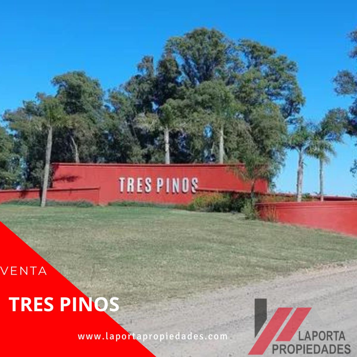 LOTE EN VENTA EN TRES PINOS EN EL BARRIO ESTRIBOS