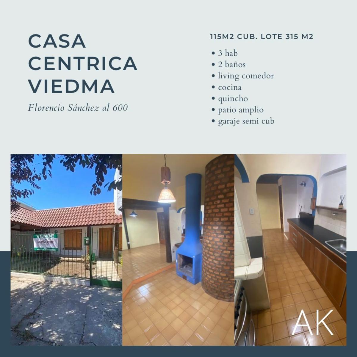SE VENDE HERMOSA CASA CENTRICA VIEDMA
