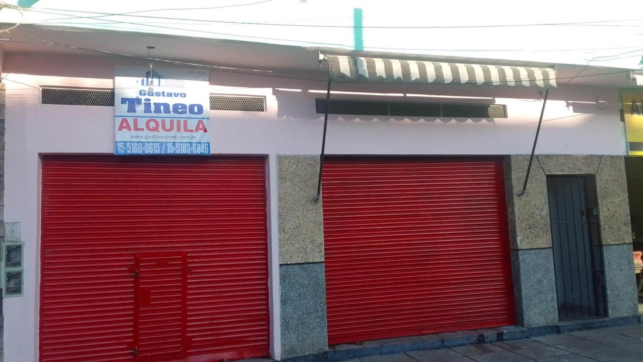 SE ALQUILAN 2 LOCALES INTERCOMUNICADOS SOBRE IMPORTANTE AVENIDA DE MORÓN