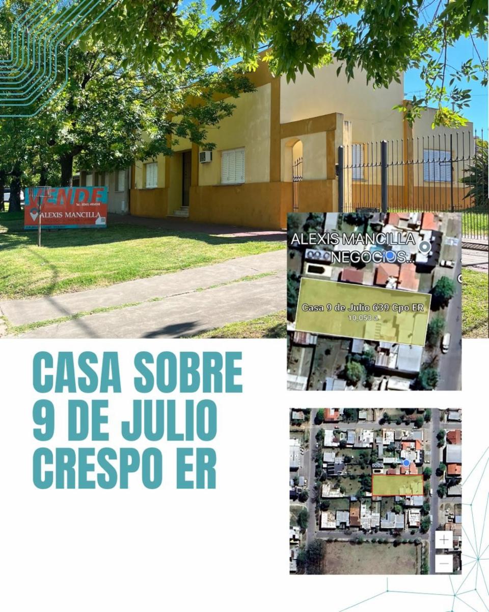 Casa 9 de julio 639 Crespo ER