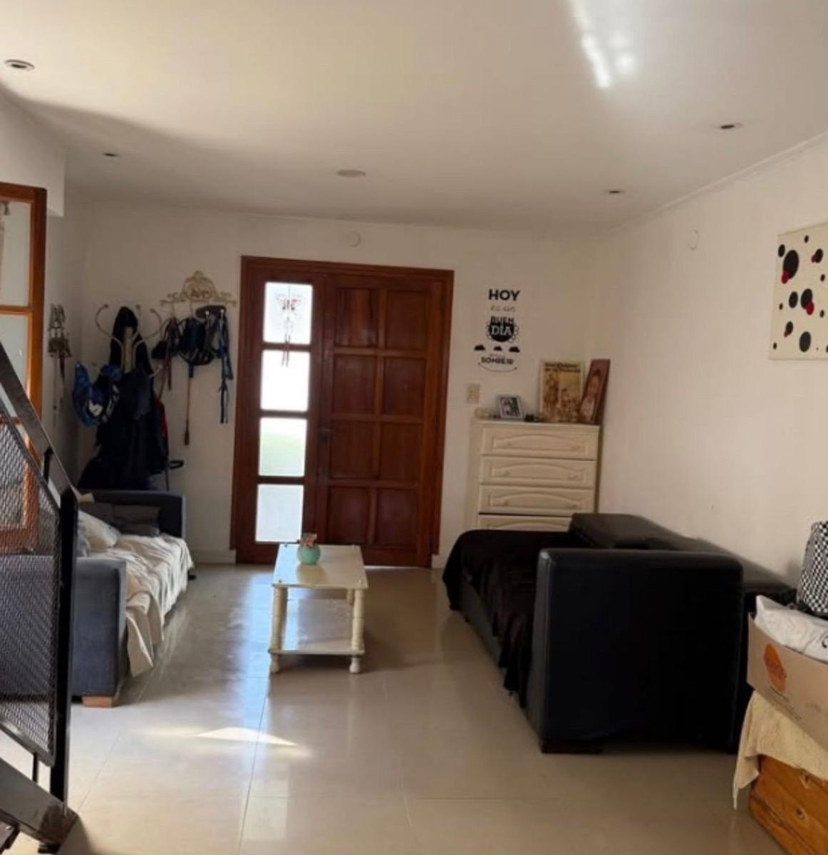 Casa de tres dormitorios.