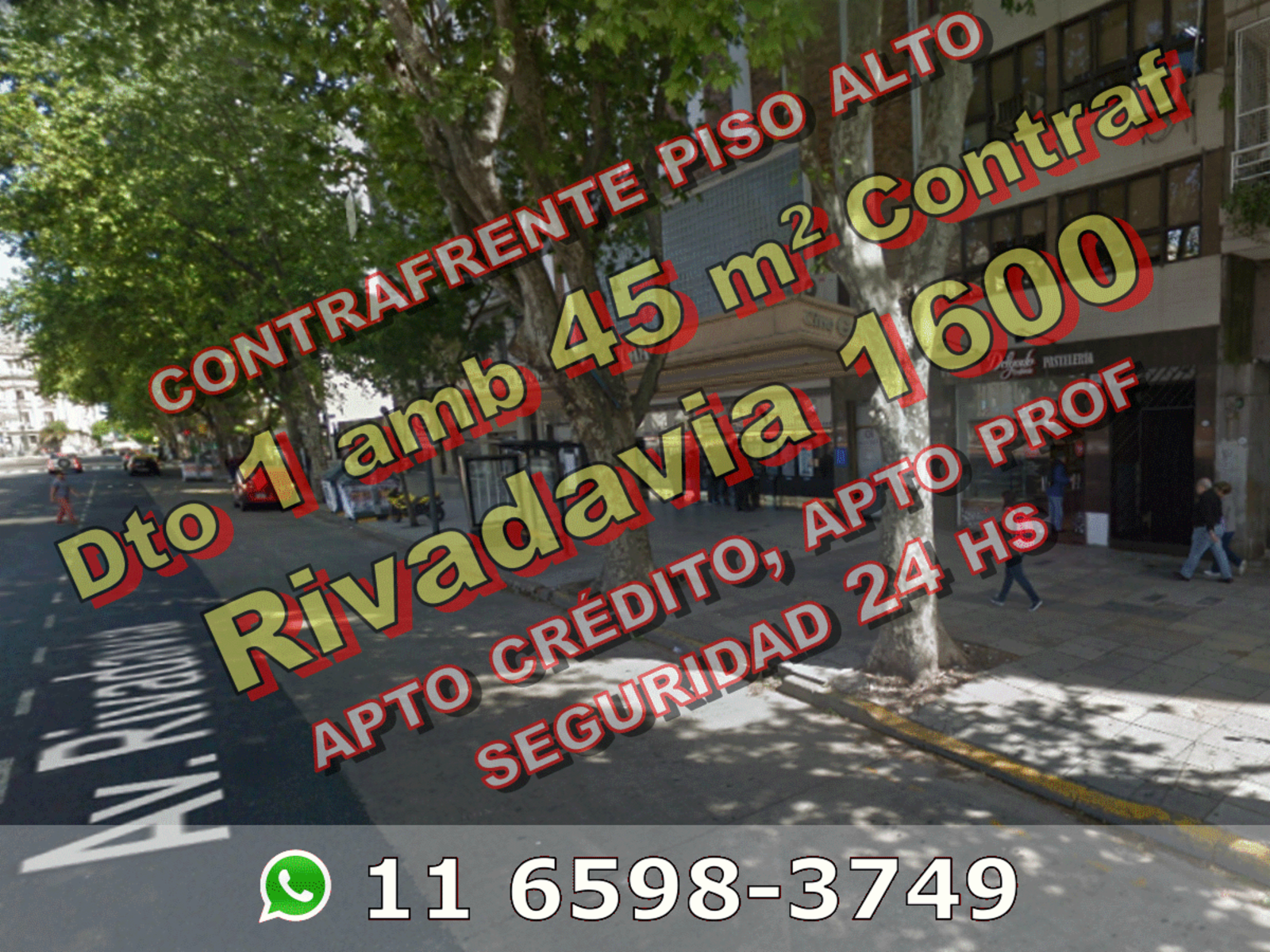 REMODELADO - Departamento en Venta en Congreso amplio monoambiente 45 m2 contrafrente piso alto (no último) - Rivadavia 1600