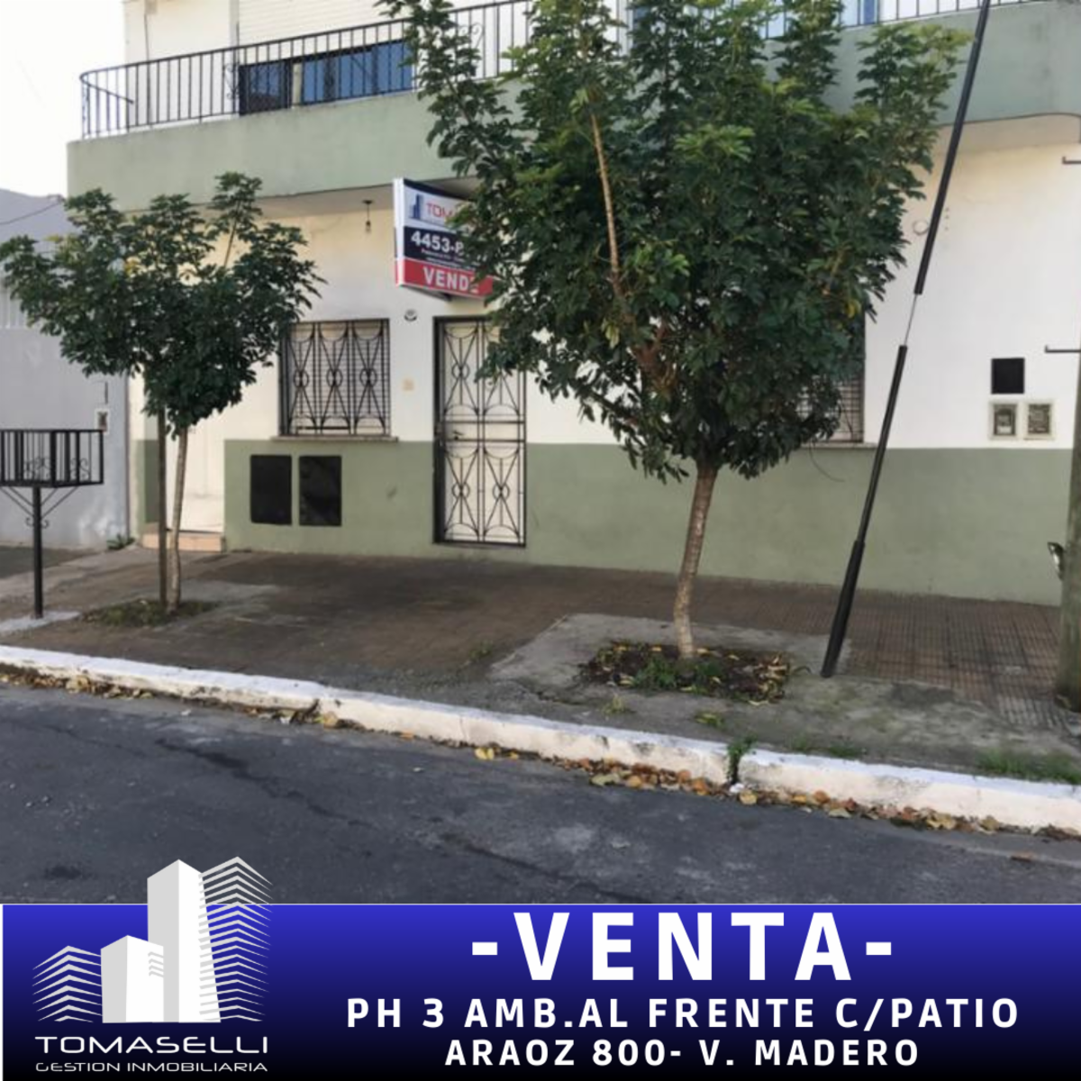 VENTA CON FINANCIACION - PH 3 AMBIENTES CON PATIO AL FRENTE - VILLA MADERO