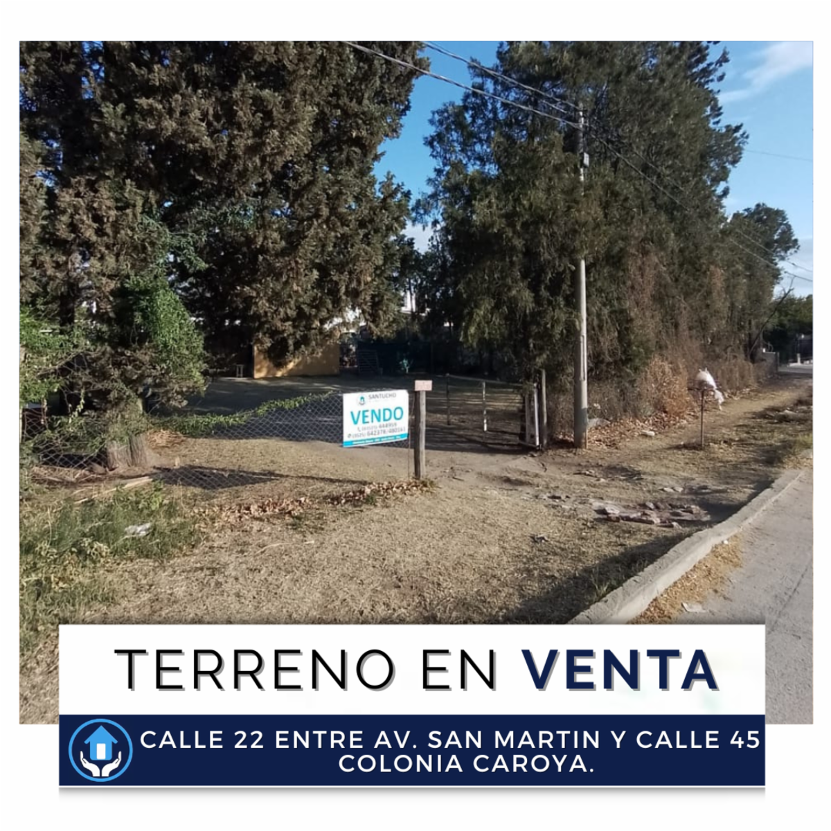TERRENO EN VENTA EN COLONIA CAROYA