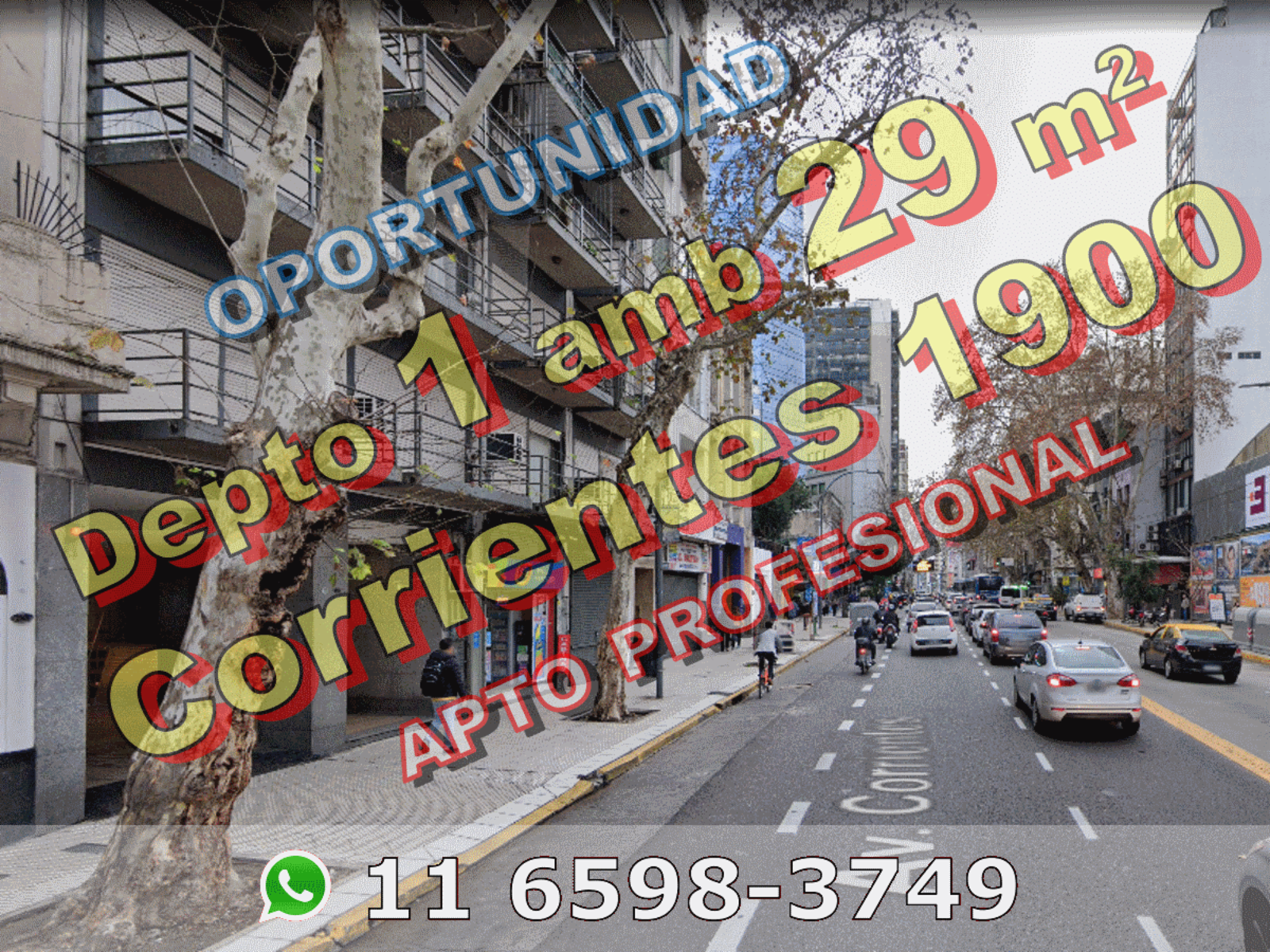 OPORTUNIDAD - NUEVO PRECIO - Departamento en Venta en Congreso (Balvanera) 1 ambiente 29 m2 - Corrientes 1900