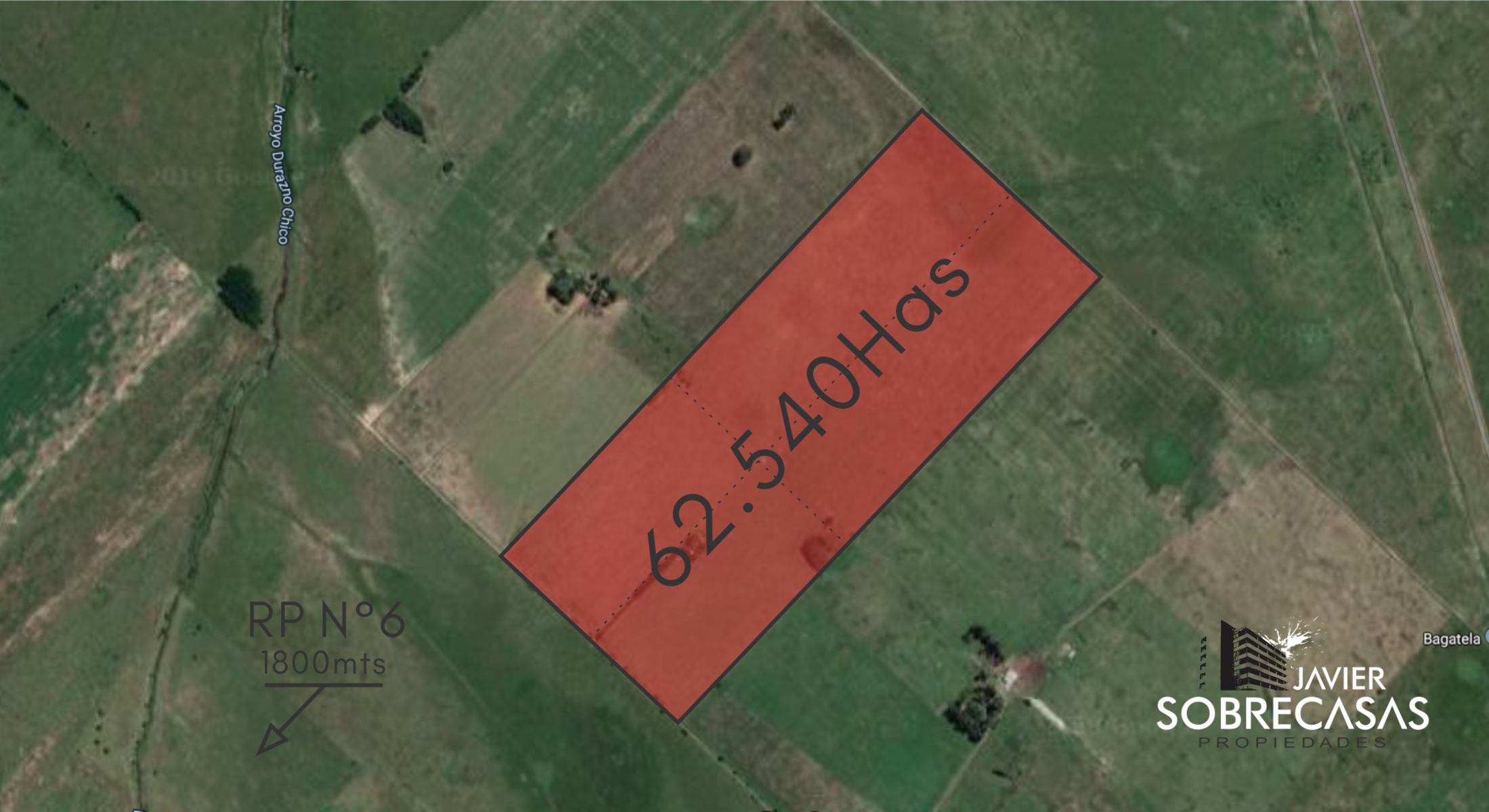 CAMPO en venta 62 has con Casco - Marcos paz - Pcia de Bs.As.