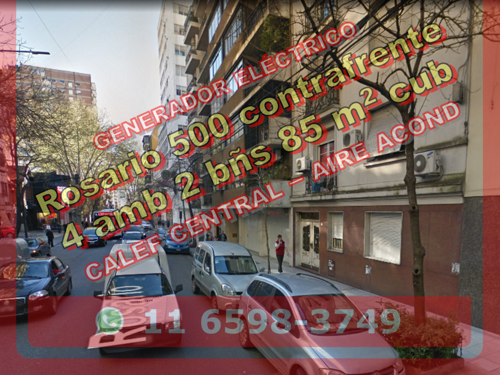 NUEVO PRECIO - Departamento en Venta en Caballito 4 ambientes 2 baños 85 m2 + balcón – Rosario 500