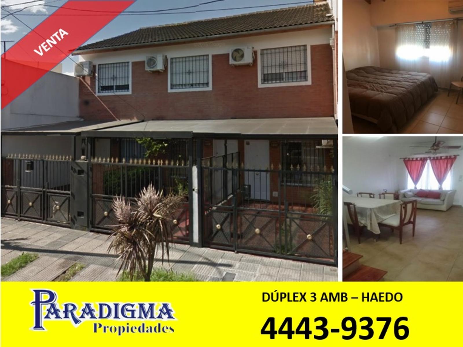 Dúplex 3 AMB en Velez Sarfield al 1200, Haedo