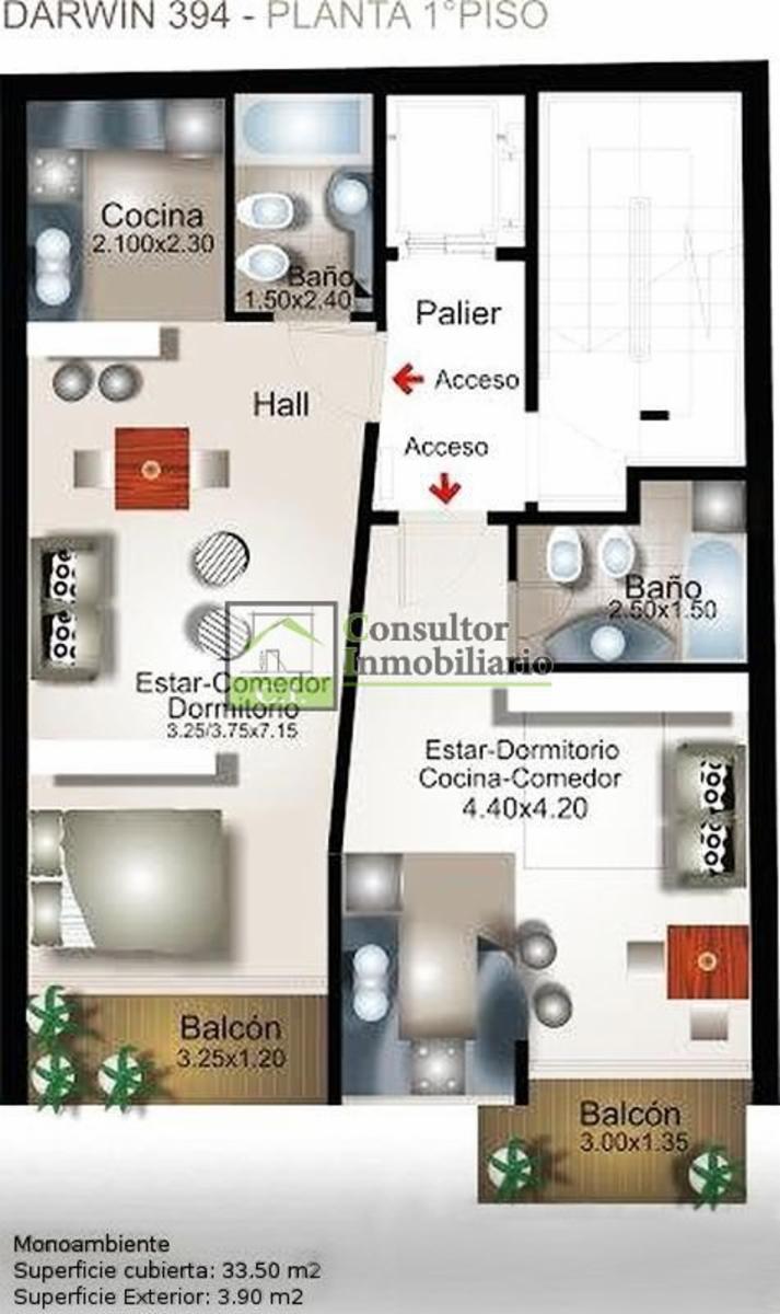 Darwin al 300 1º piso · Villa Crespo — foto 4