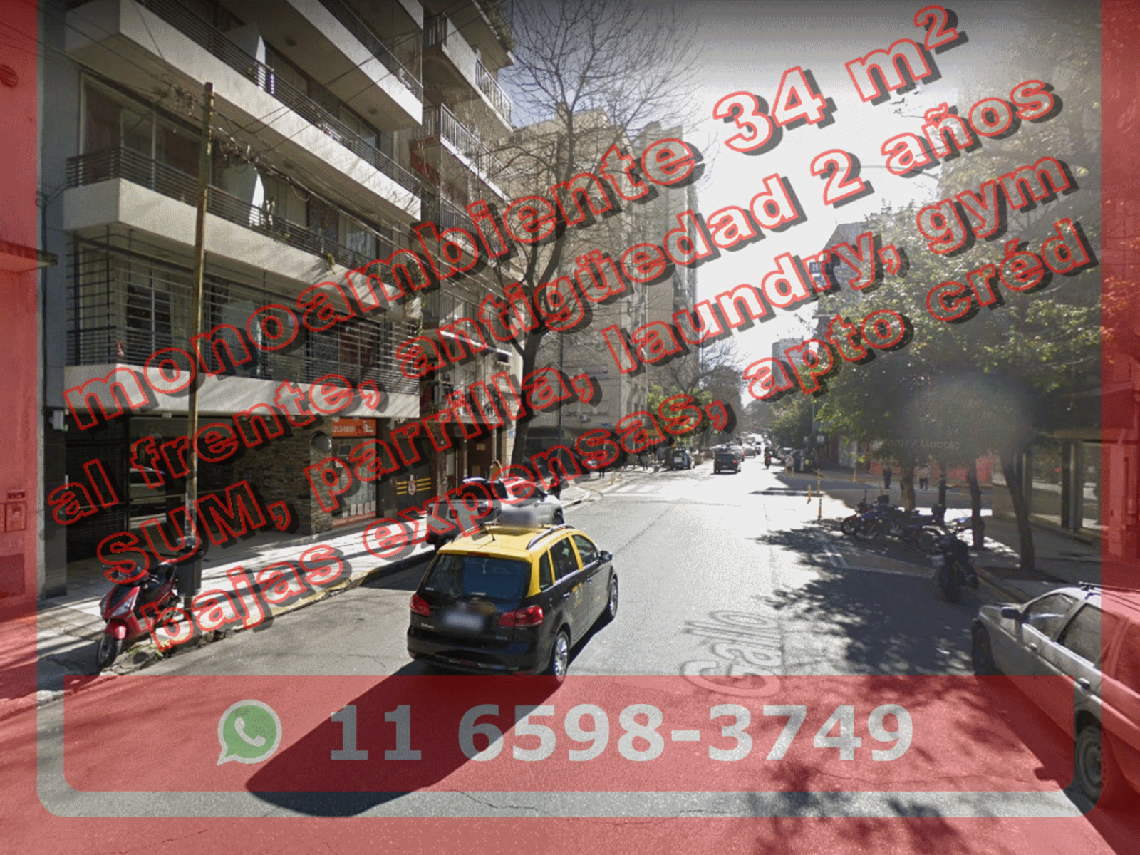 *NUEVO PRECIO* Departamento en Venta en Almagro excelente monoambiente 34 m2, nuevo, con amenities - Gallo 400