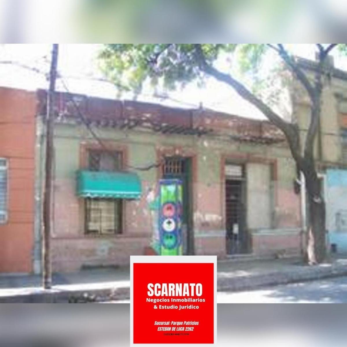 Lote en venta de 10,60 m de frente x 27,36 m de fondo. La Boca, calle Irala al 1200