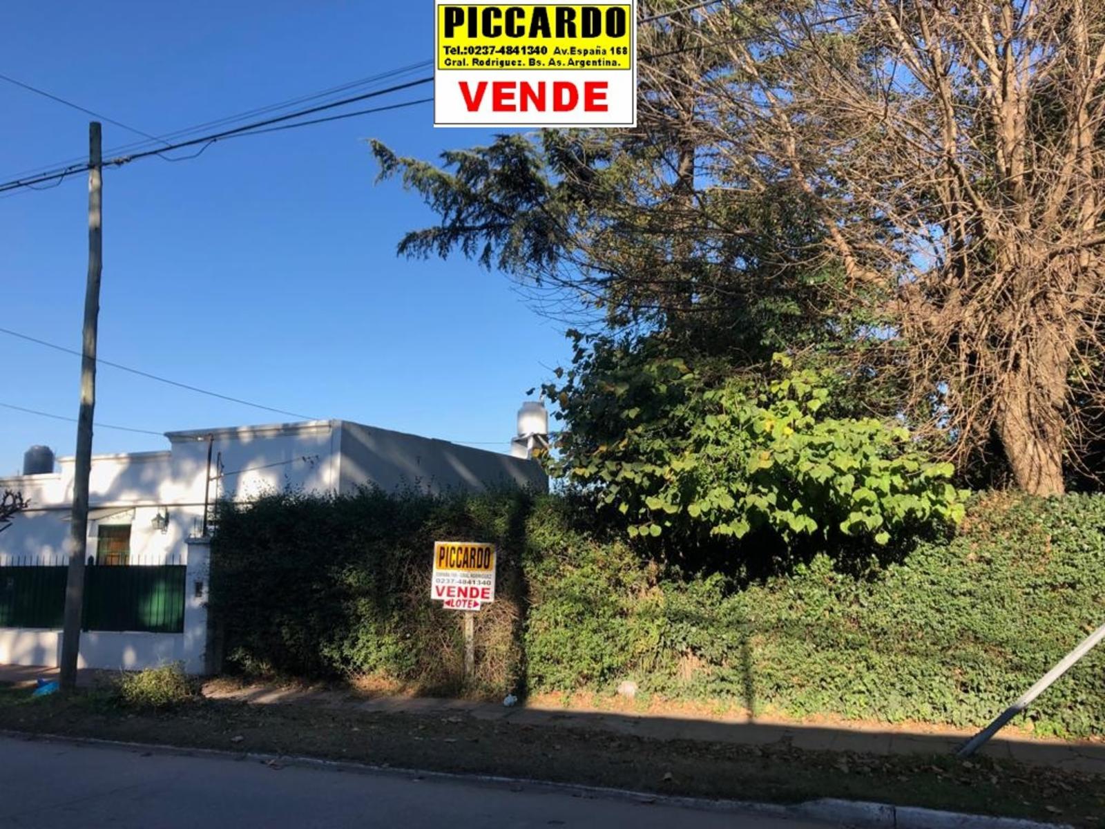 LOTE TERRENO EN VENTA ZONA URBANA (BARRIO VIRGEN DEL CARMEN) REF. AR64 GRAL. RODRÍGUEZ PICCARDO