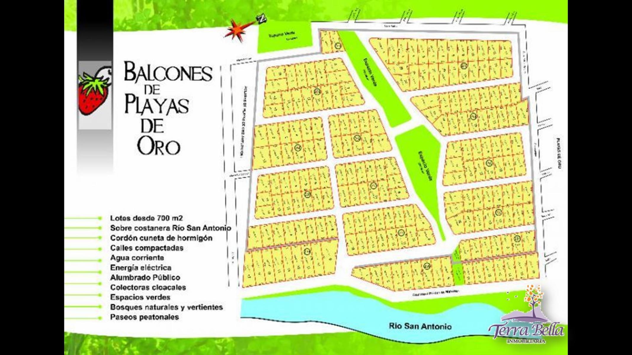 LOTES EN BARRIO BALCONES DE PLAYAS DE ORO. 700 METROS CADA UNO