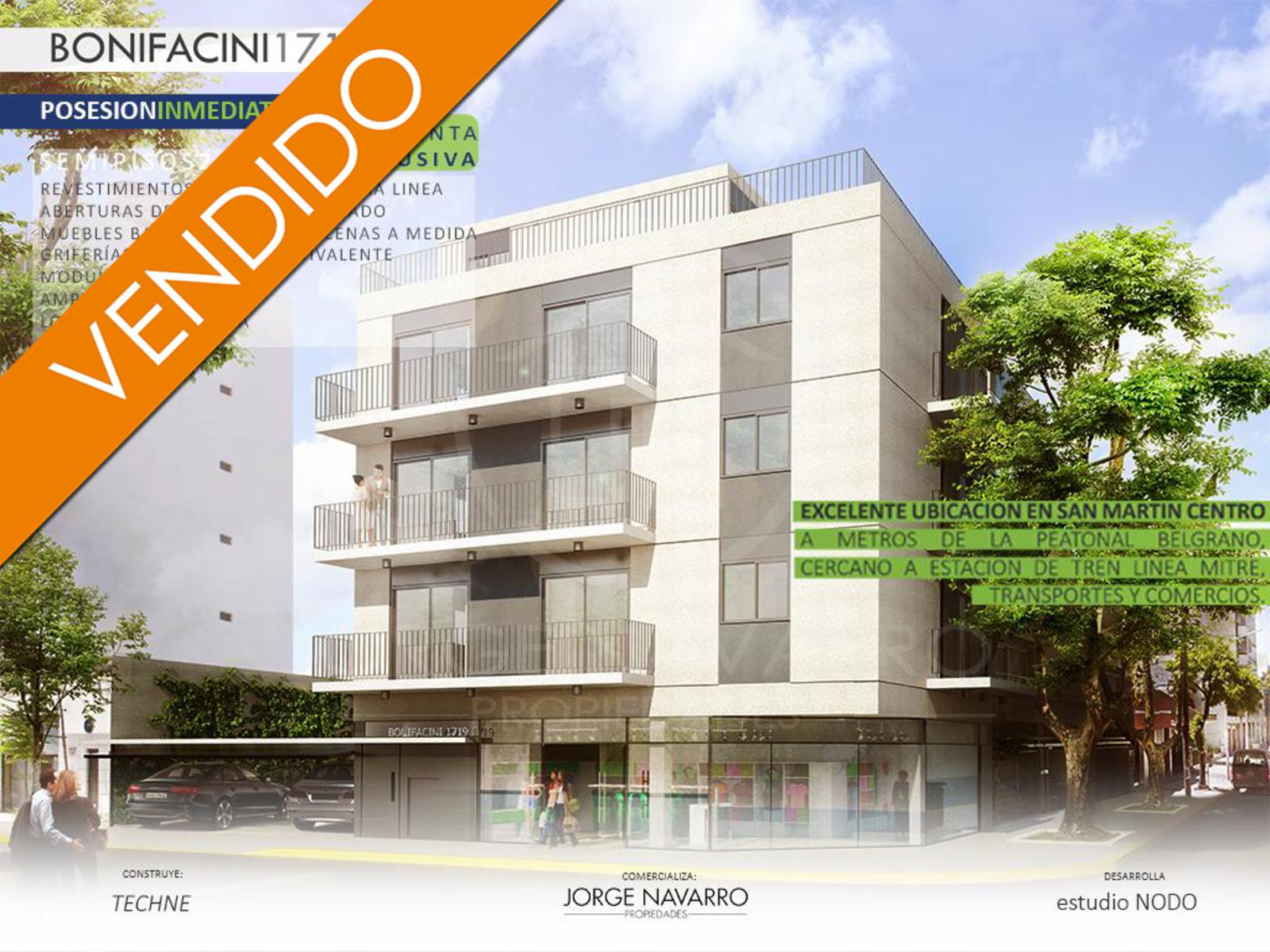 Depto. 3 Amb a Estrenar - Bonifacini 1719