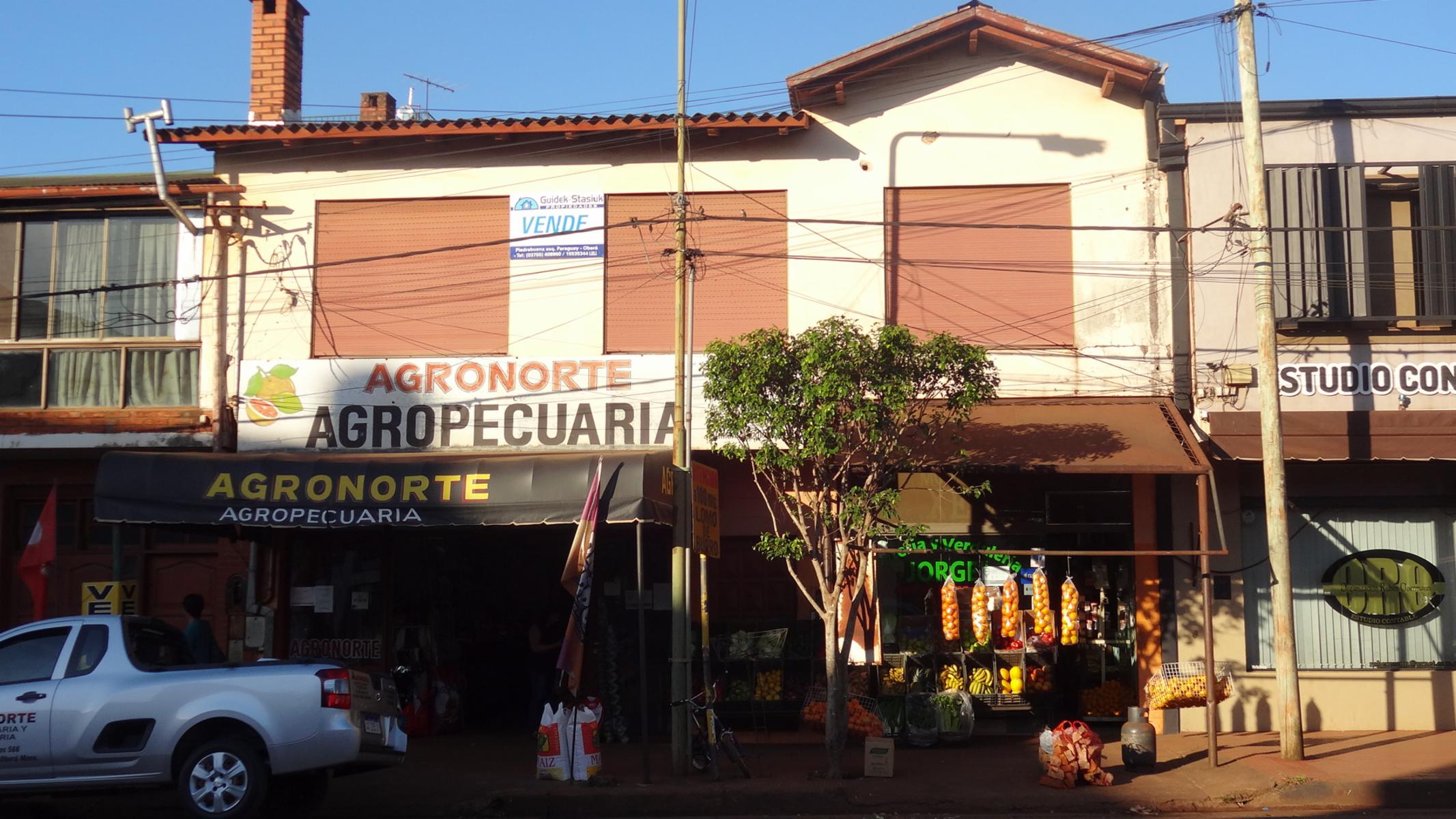 GUDEK-STASIUK PROPIEDADES  VENDE EXCELENTE PROPIEDAD 2 LOCALES PLANTABAJA  AMPLIO DEPARTAMENTO ARRIBA