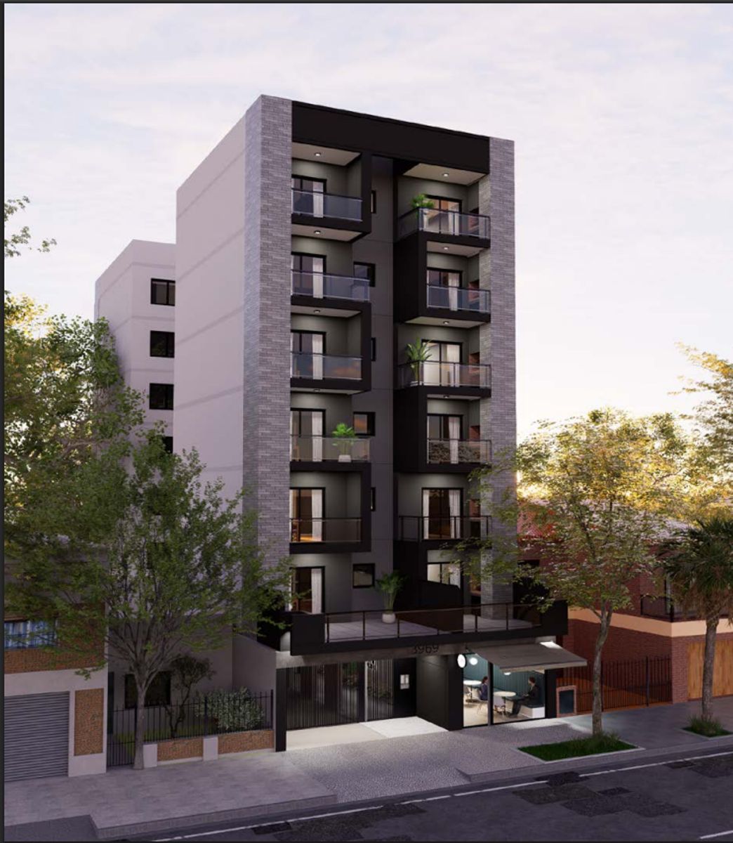 TRES AMBIENTES DEL 6° PISO - FRENTE Y CONTRA FRENTE CON DOBLE BALCON YPARRILLA - SANTOS LUGARES