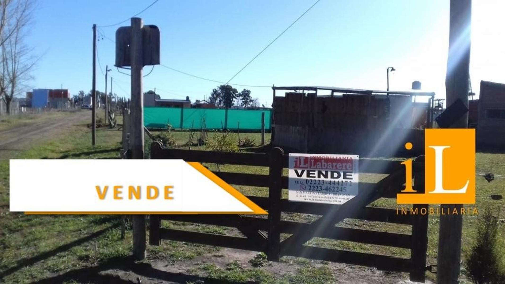 2 LOTES EN Bº Tte ORIGONE - CNEL. BRANDSEN - FINANCIACION