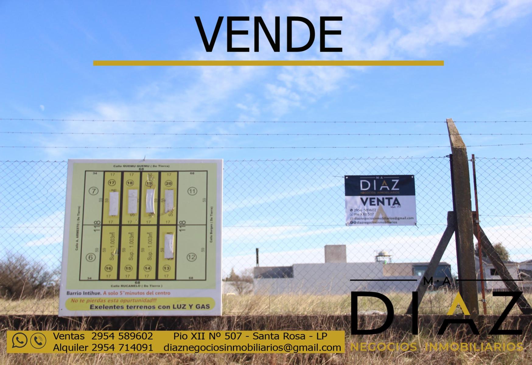 Terreno para inversión o construcción
