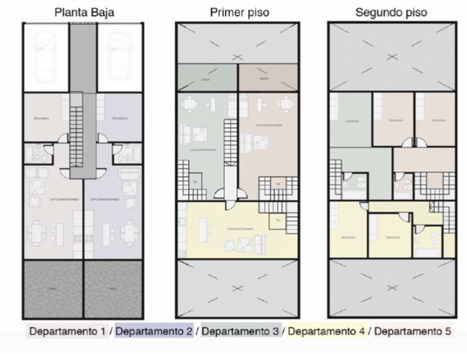 DEPARTAMENTO DE TRES AMBIENTES EN POZO EN DUPLEX