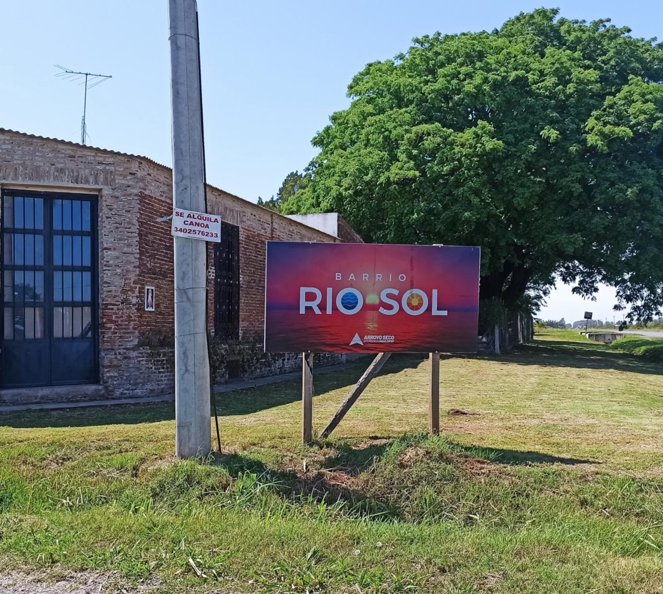 VENTA - TERRENO -  EN ARROYO SECO -