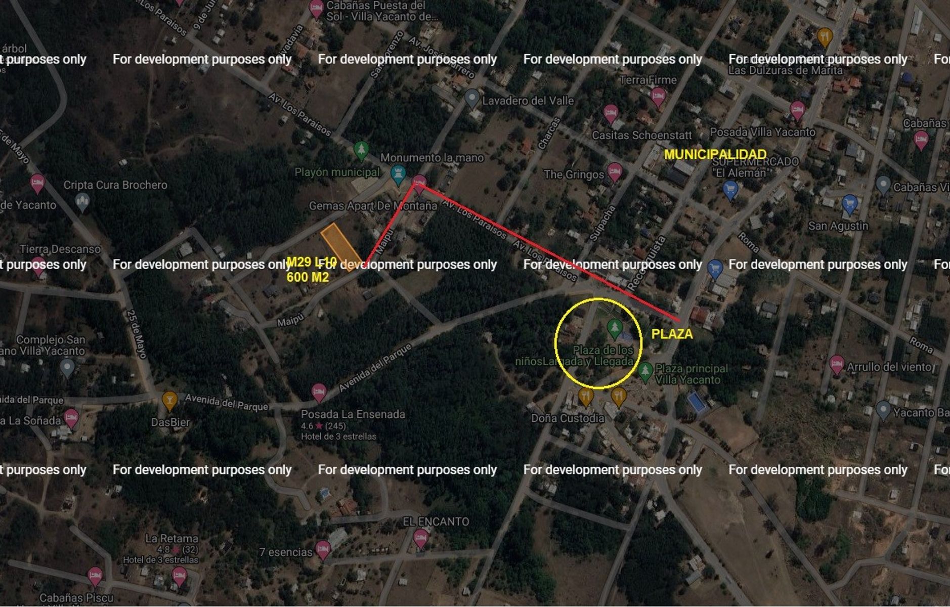 LOTE VILLA YACANTO CENTRO · Calamuchita — foto 3