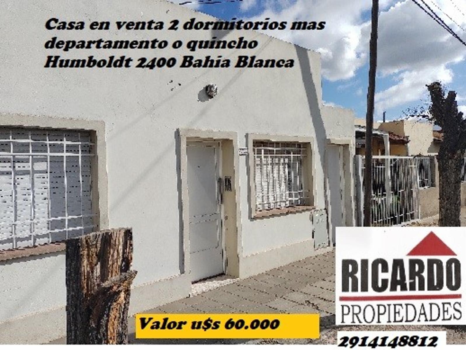 Vendo casa mas departamento