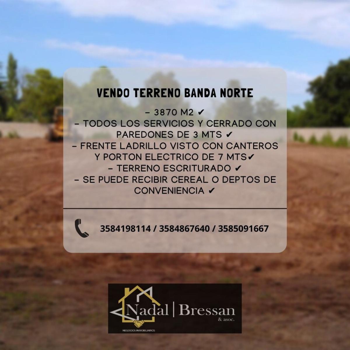 TERRENO EN VENTA BANDA NORTE