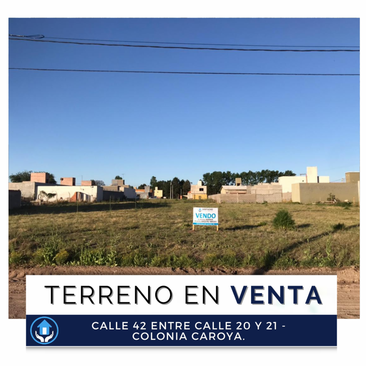 TERRENO EN VENTA: COLONIA CAROYA